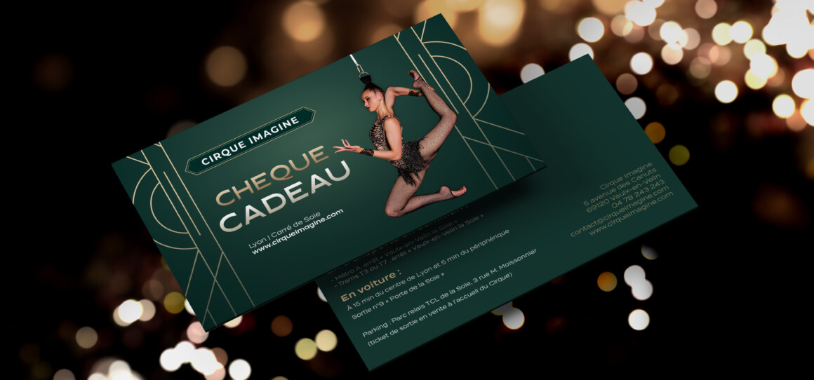 Mockup chèque cadeau